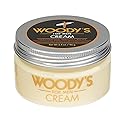Woody's Styling Cream for Men, Flexible Styling Cream, Controls Curly and Wavy Hair, Water-Soluble with a Healthy Shine Finish, Adds Volume