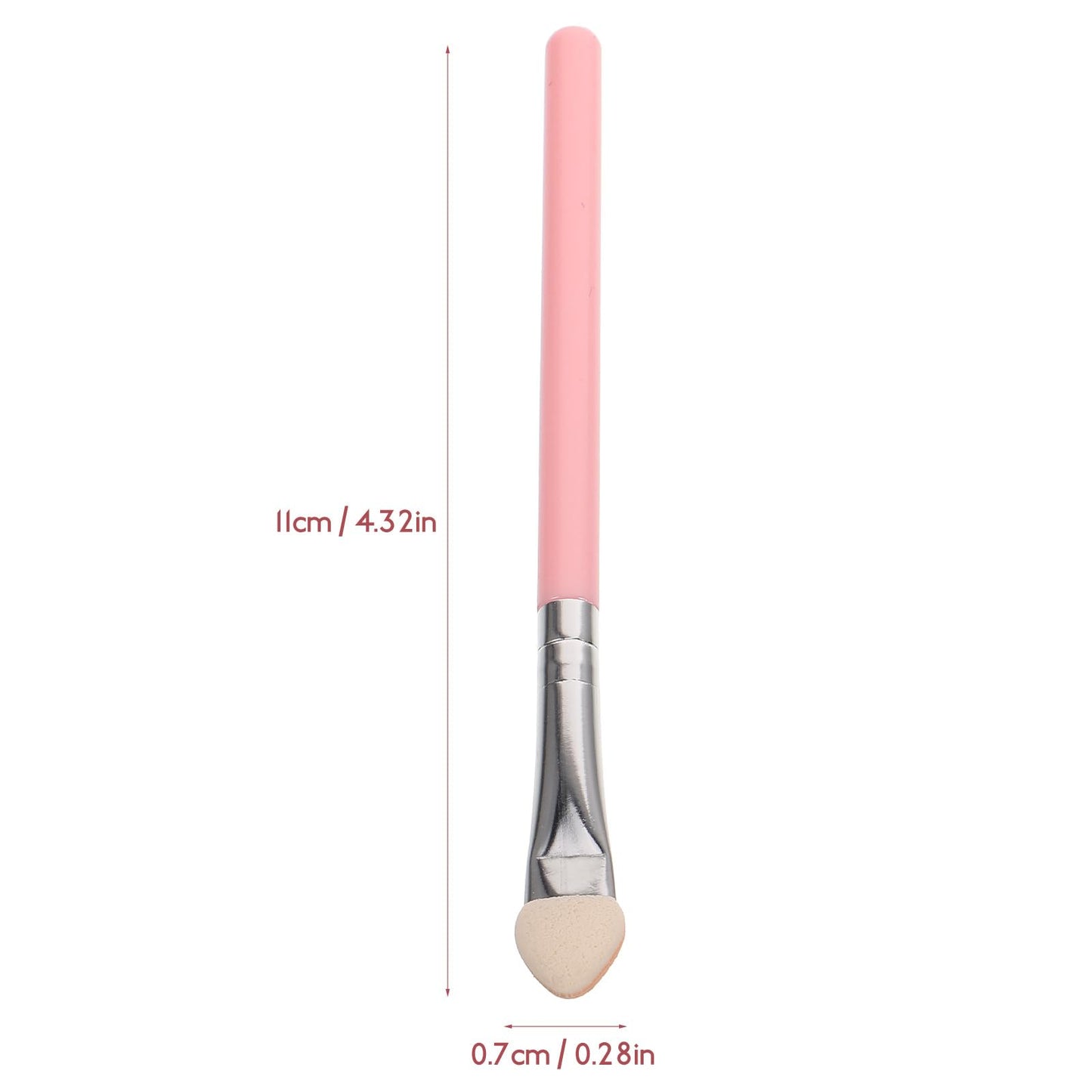 Lurrose 6 Pcs Eyeshadow Applicator Brushes Double-Sided Foam Tip Eye Makeup Brushes Set for Precise Eyeshadow Application and Blending