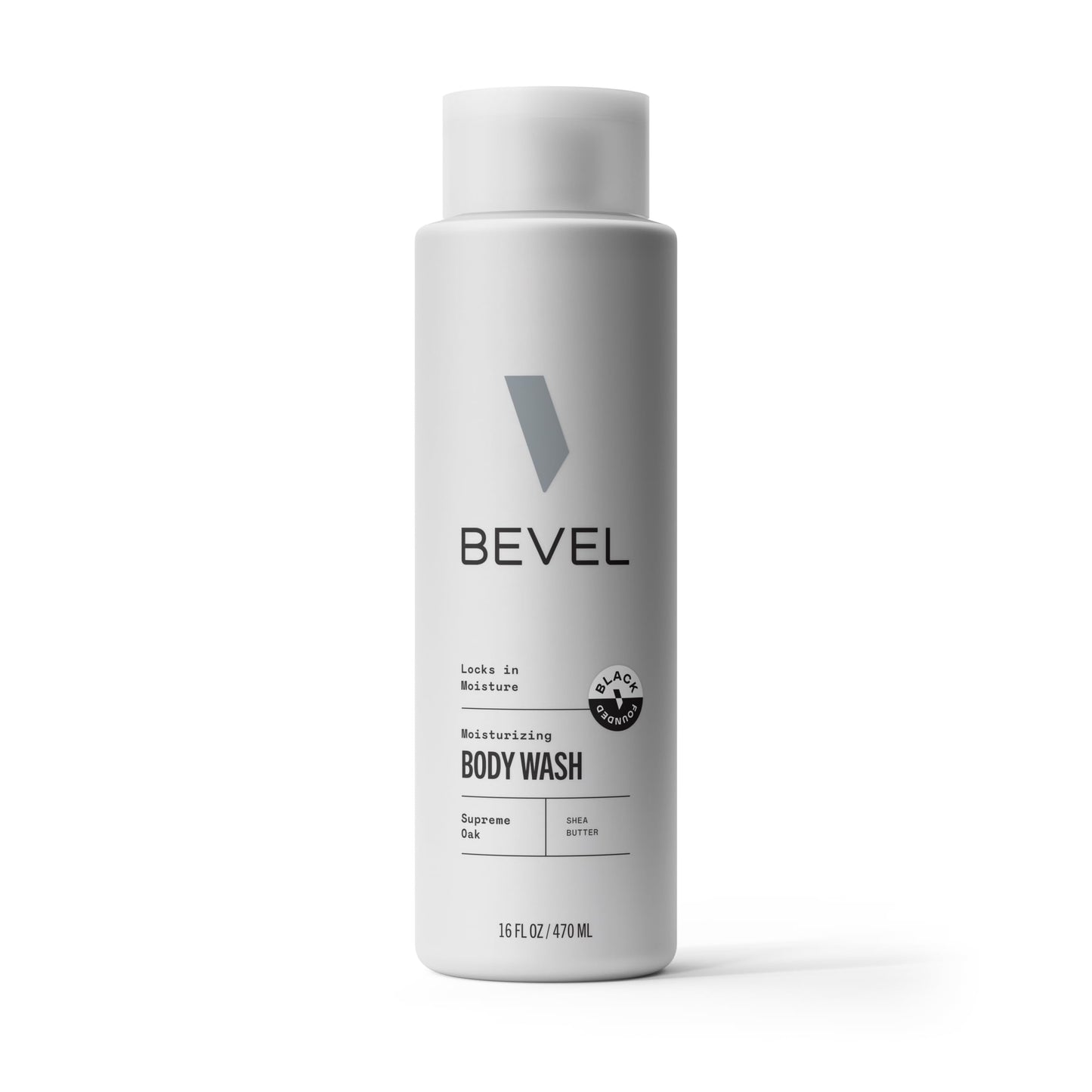 Bevel Moisturizing Body Wash for Men - Supreme Oak Scent with Shea Butter, Vitamin B, and Coconut Oil, 16 Oz (Packaging May Vary) Beauty and Personal Care Bevel