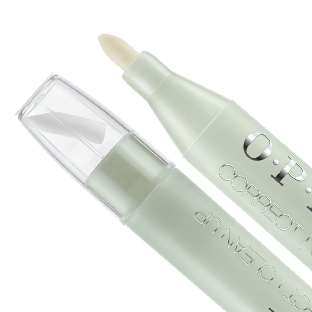 OPI Correct Clean Up | Refillable Nail Polish Remover Corrector Pen | Gentle & Non-Drying Formula | Includes Replacement Tip | 0.13 fl oz Beauty and Personal Care OPI