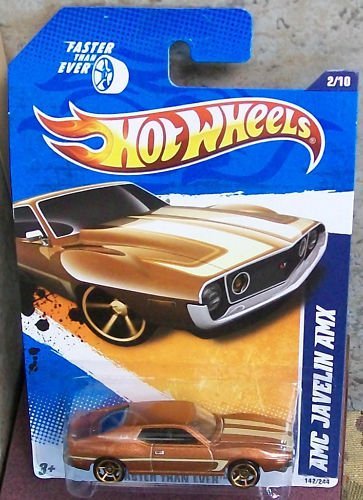 2011 Hot Wheels 142/244 - Faster Than Ever '11 2/10 - AMC Javelin AMX (Bronze)