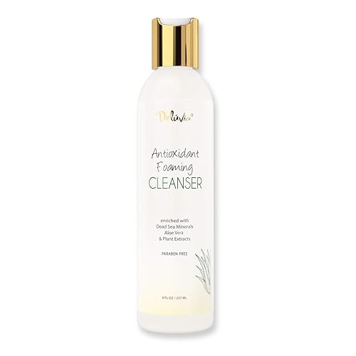 Deluvia Antioxidant Foaming Daily Facial Cleanser & Face Wash, Hydrating Gentle Face Cleanser for Sensitive & Dry Skin, Moisturizing Face Wash