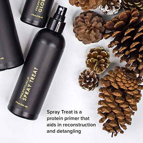 Prorituals Leave-In Protein Treatment Spray for Curl Repair and Natural Hair Growth - 8 oz