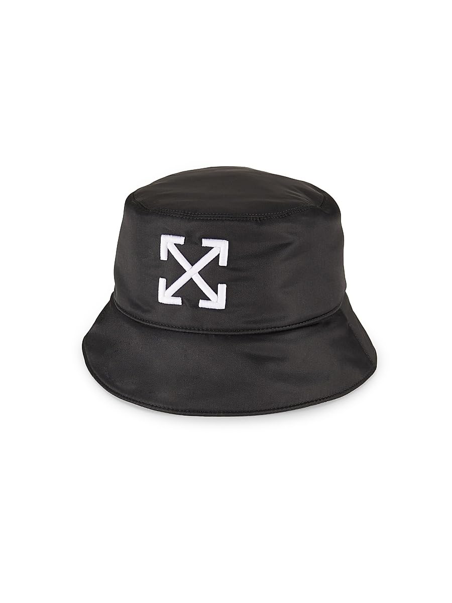 Off-White, Arrow Bucket Hat, Medium, Black White