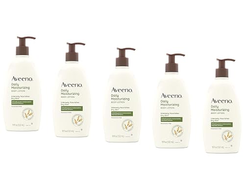 Aveeno Daily Moisturizing Lotion 18 oz (Pack of 5)
