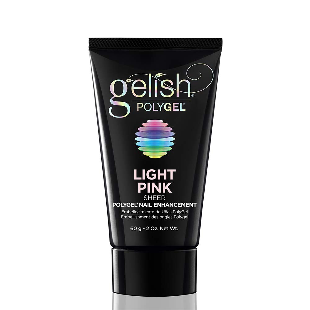 Gelish Light Pink PolyGel UV/LED Hybrid Sculpting Nail Enhancement, 2 oz Beauty & Personal Care Gelish