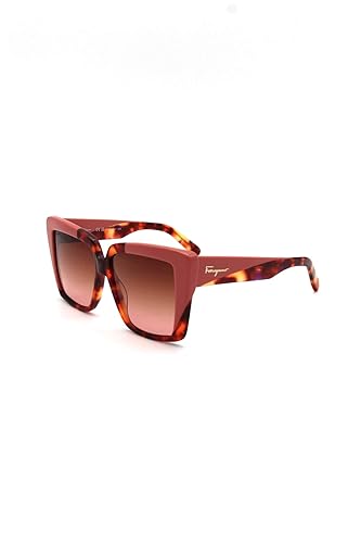 FERRAGAMO SF1060S 641 RED TORTOISE/ROSE 55/14/140 FEMALE Sunglasses