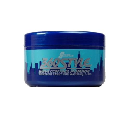 Luster's S-Curl 360 Style, Wave Control Pomade 3 oz (Pack of 7)