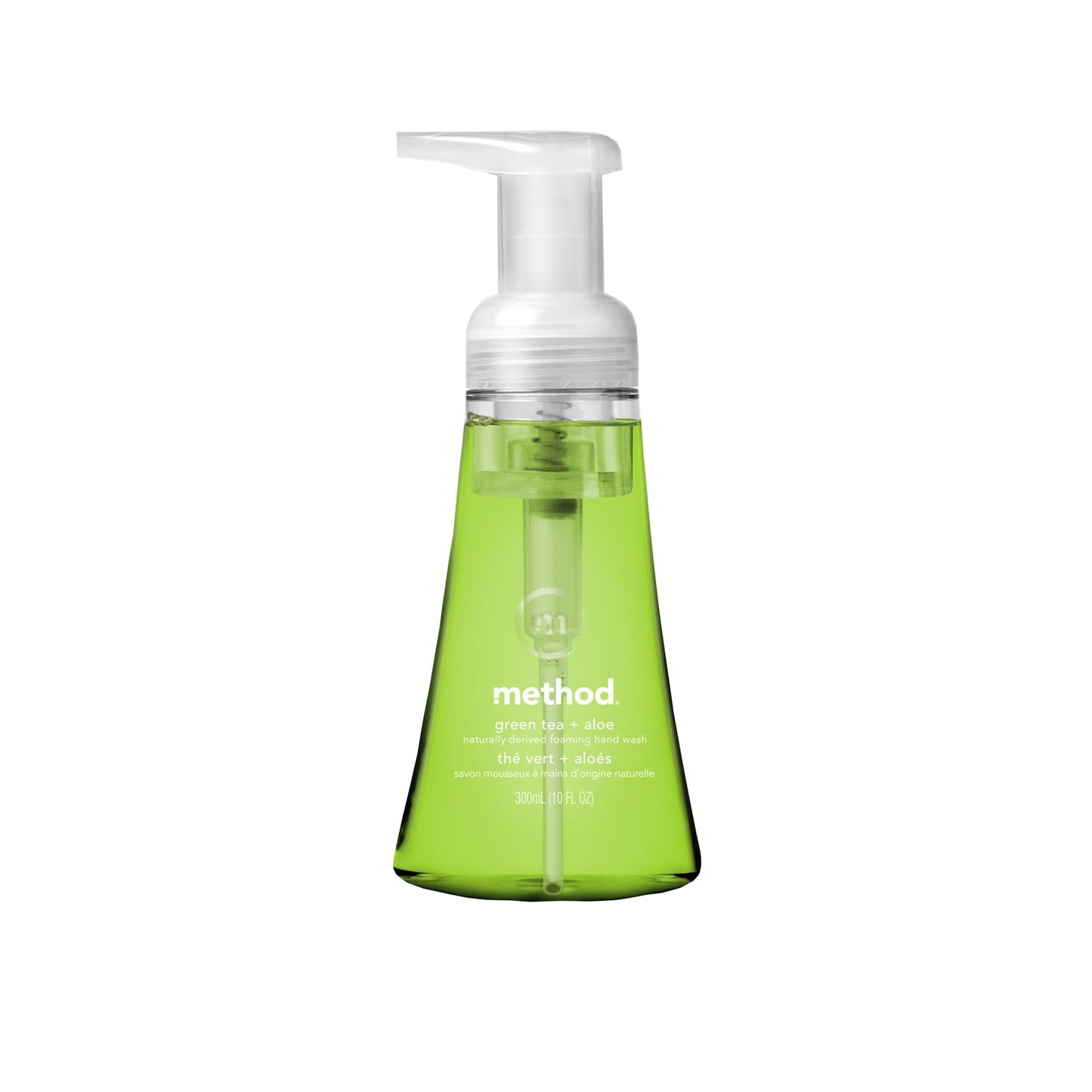Method Foaming Hand Wash, Green Tea And Aloe, 10 Oz Pump Bottle