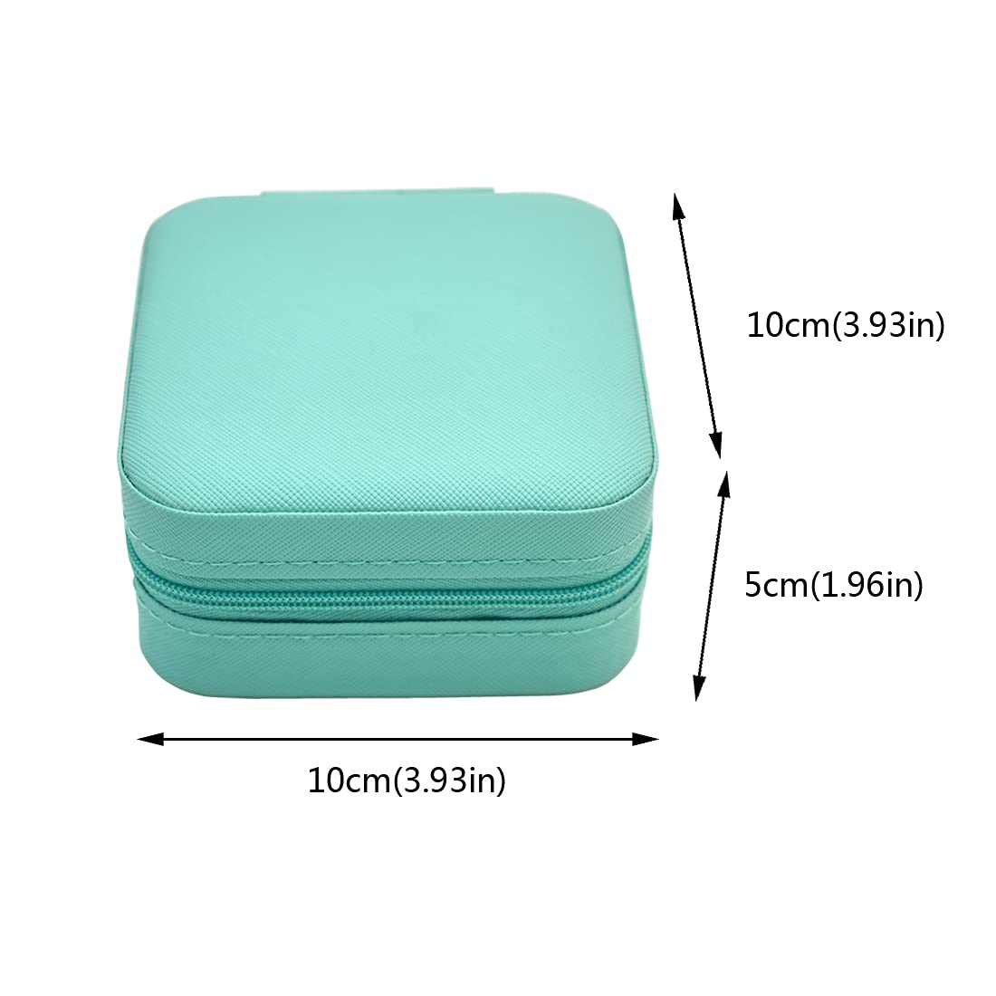 Mini Jewelry Travel Case, Small Portable Jewellry Organizer Box Portable Display Storage Box for Rings Earrings Necklaces, Gifts for Girl, Women…
