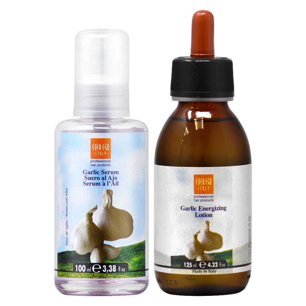 Ever Ego Garlic Serum 3.38oz + Garlic Lotion 4.25oz