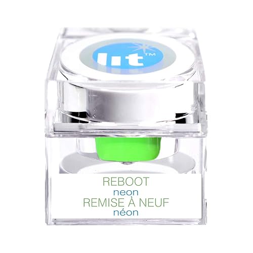 Lit Cosmetics Vegan UV Glitter Pigment, Reboot, 4g