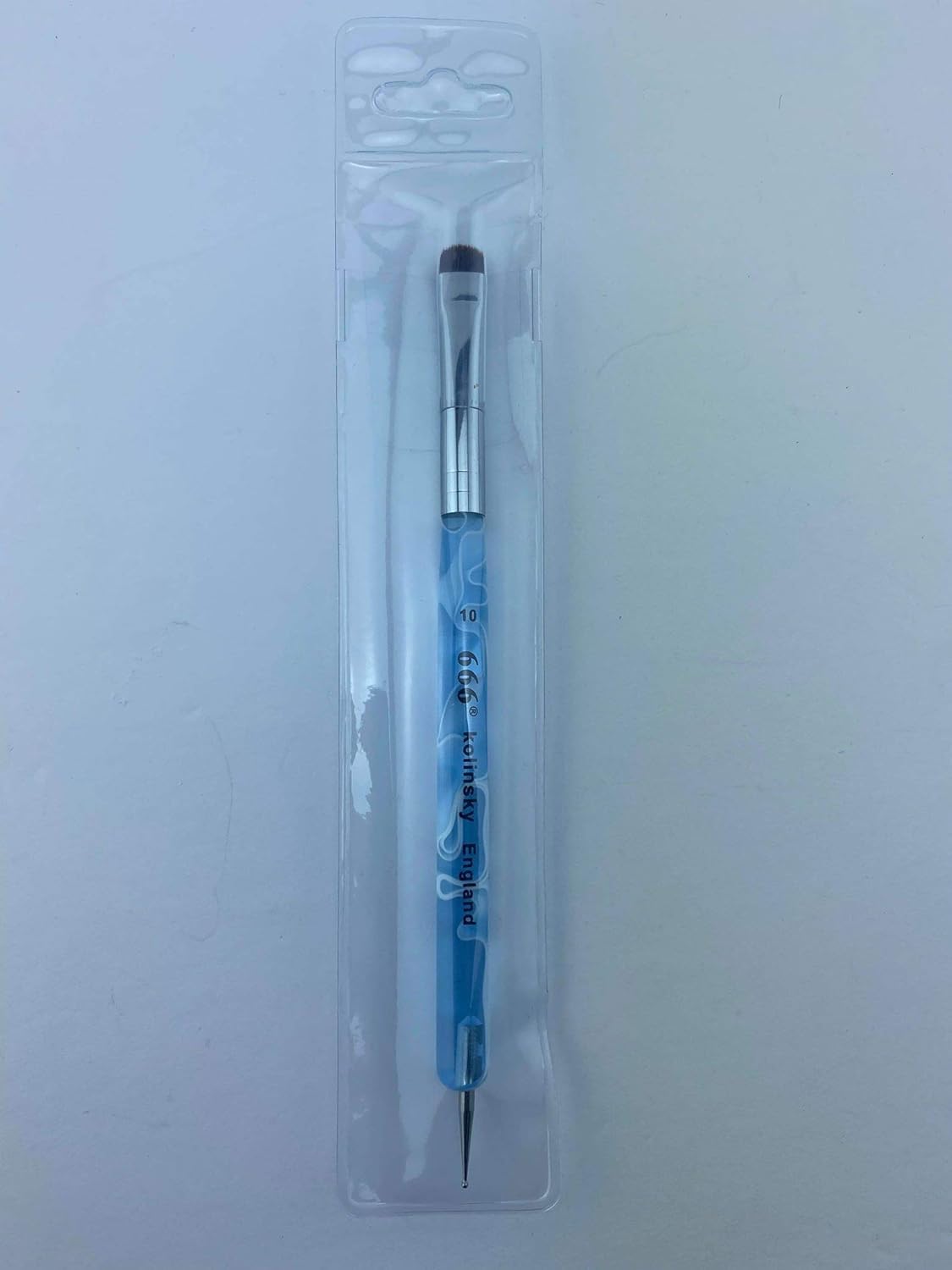 Kolinsky French Brush 666 (Size 10 with Dotting Tool) Beauty & Personal Care 666