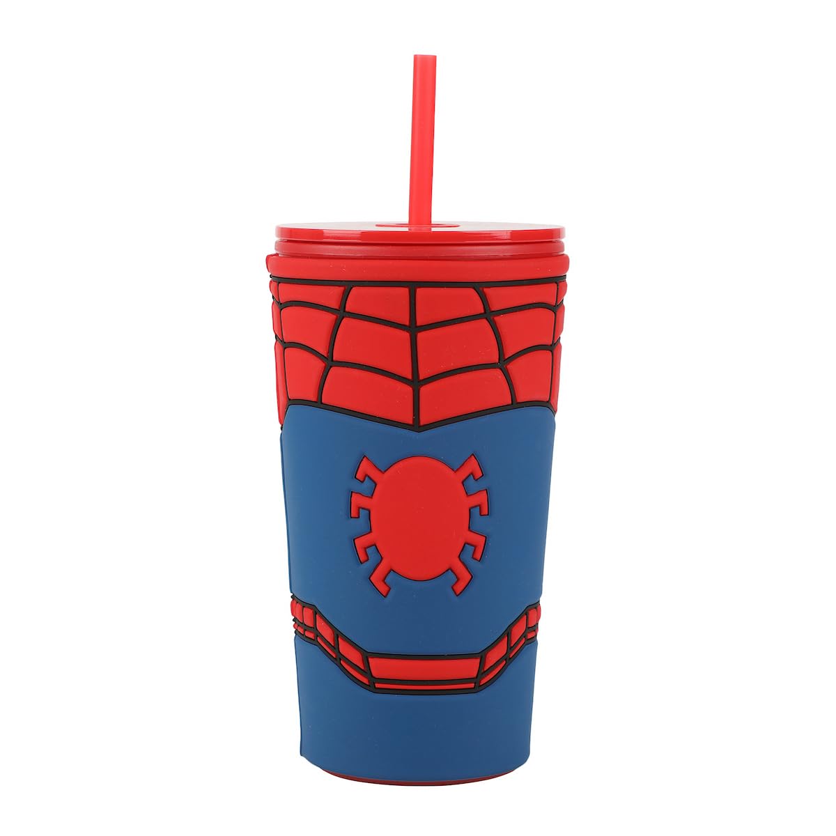 Bioworld Marvel Spider-Man Suit Up 20 oz Tumbler with Straw