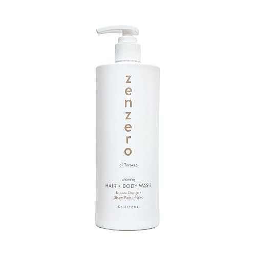 RAPSI, FRANCOFONTE BARONESSA CALI, SICILY, ITALY ZENZERO 2-in-1 Cleansing Hair and Body Wash Tarocco Orange + Ginger Root, Ginger and Citrus Body Wash