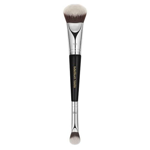 Bdellium Tools Professional Makeup Brush - Maestro Series 969 Double-ended BDHD Phase II/Phase III - With All-Vegan Synthetic Fibers, For Versatile