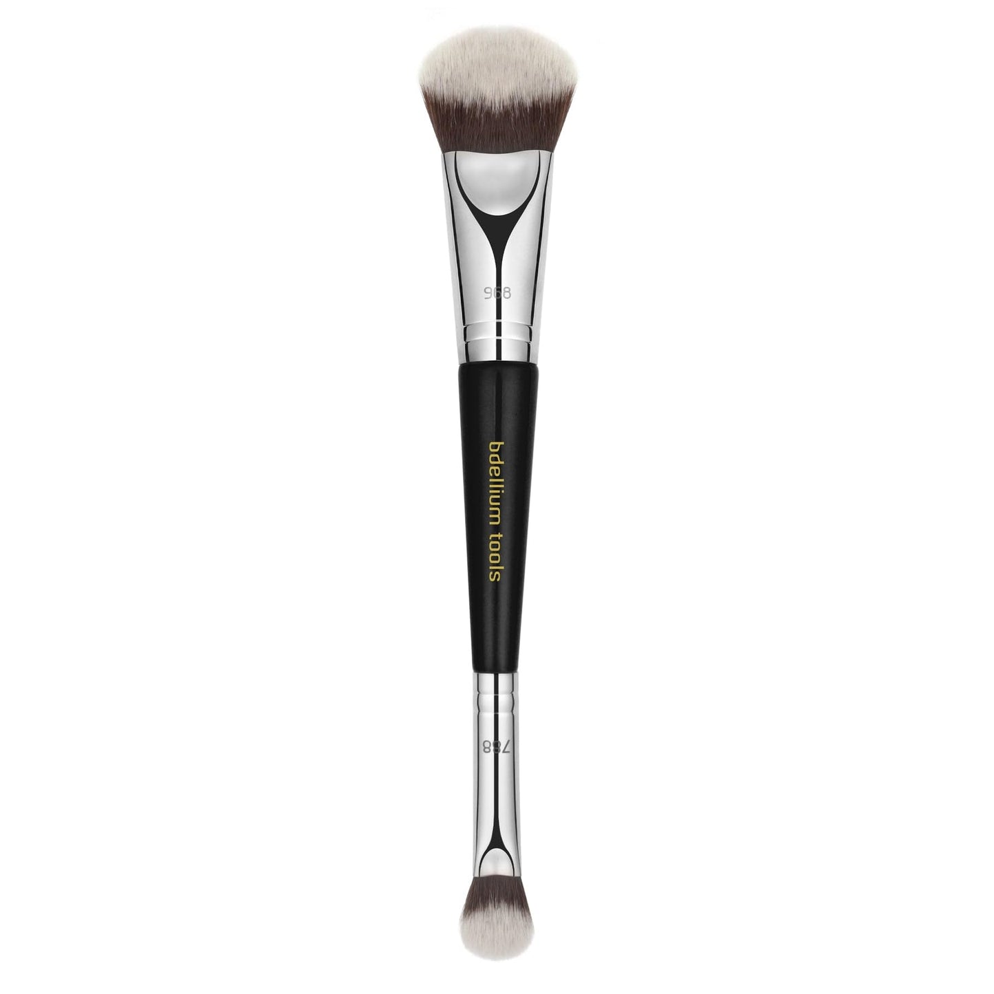 Bdellium Tools Professional Makeup Brush - Maestro Series 969 Double-ended BDHD Phase II/Phase III - With All-Vegan Synthetic Fibers, For Versatile