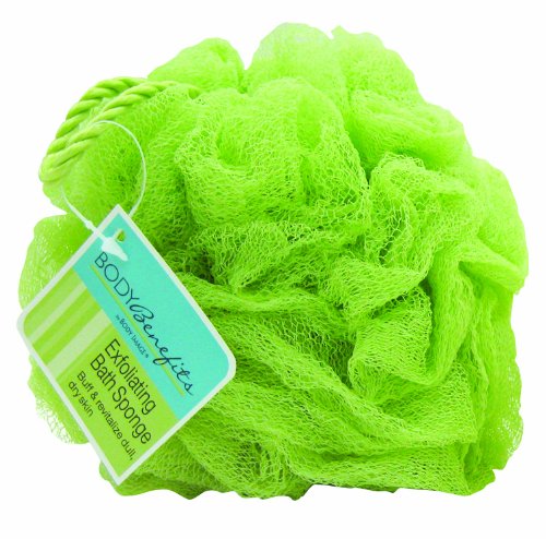 Body Benefits Exfoliating Bath Sponge, 0.197-Pound (Pack of 6)