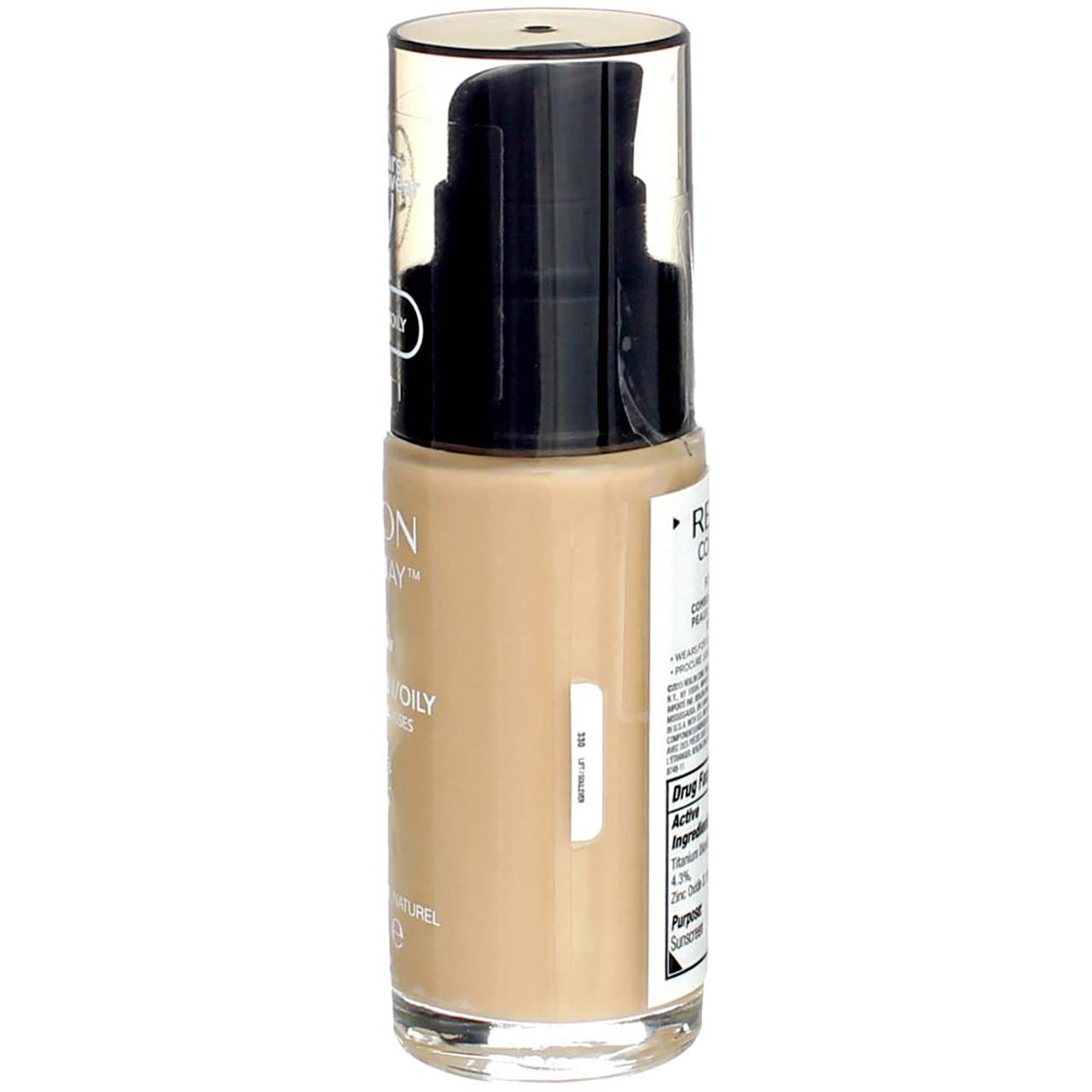 REVLON Foundation Liquid, Full Coverage, Matte Finish, Colorstay, Medium Deep, Tan, Bottle, 1.0 Count, 30.0 milliliters, Non Comedogenic, Buildable
