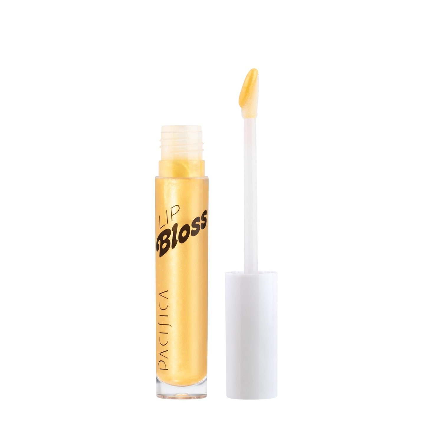 Pacifica Plumping Lip Gloss - Lip Bloss Tinted Lip Balm Treatment - Vanilla Bean Flavored - Moisturizing, High-Shine, Long-Lasting Shine, Jojoba Oil