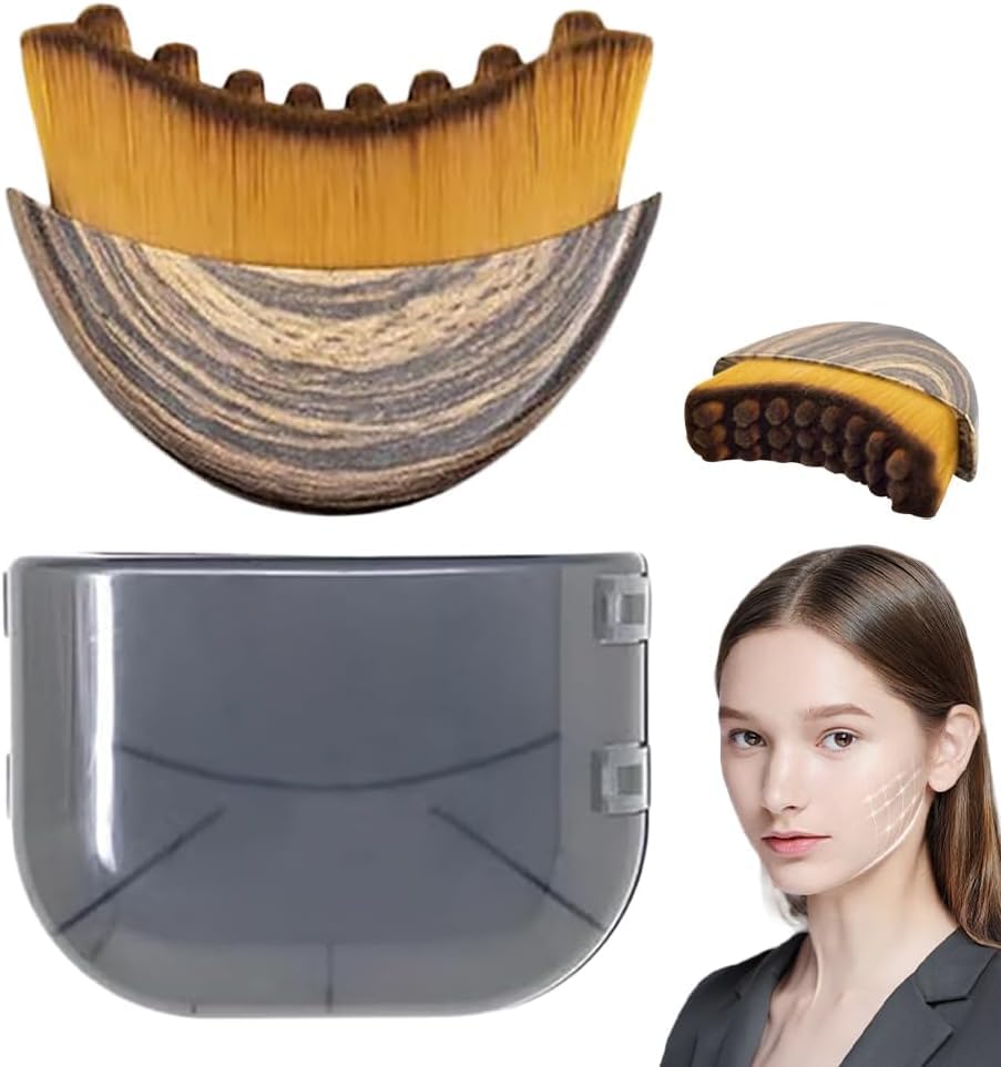 New Lymphatic Contour Face Brush, Lymphatic Drainage Massager for Face,Ergonomically Designed to Fit The Skin Precisely and Relieve Fatigue. (1PCS) Beauty and Personal Care OVQ Default Title