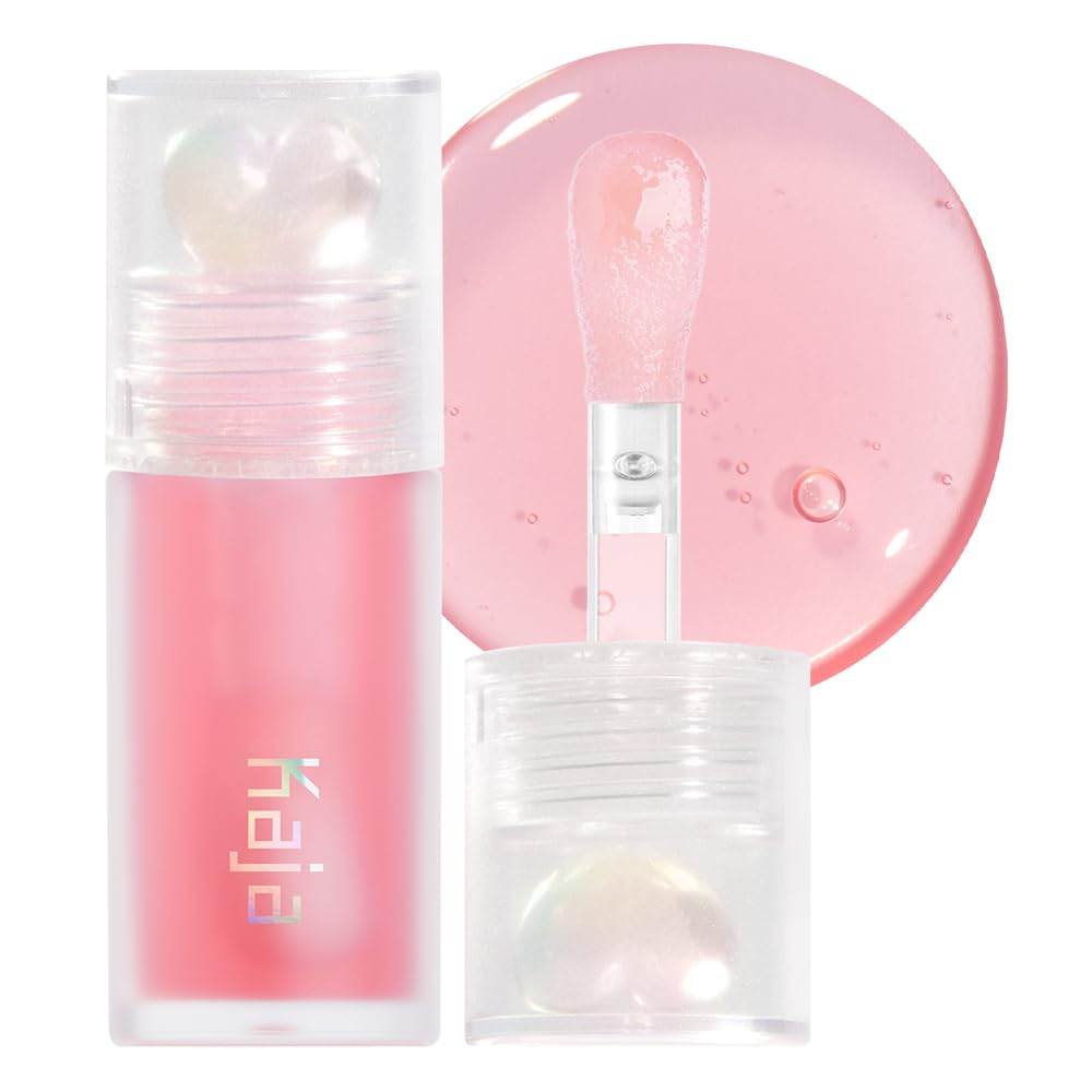 Kaja Juicy Glass Lip Plumping Oil - 01 Rose Hip Spritz - Hydrating, Feel Plumped and Lightweight with Vitamin Tree Fruit Oil, Vegan, Cruelty-Free Beauty and Personal Care Kaja