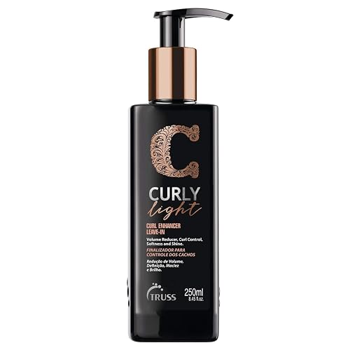 Truss Leave-in Cream for Curly Light Hair - Define and Intensify Curls, Moisturize Wavy and Textured Hair with Matte Finish