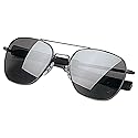 Rothco G.I. Type Aviator Sunglasses (Black/Smoke, 58 MM)