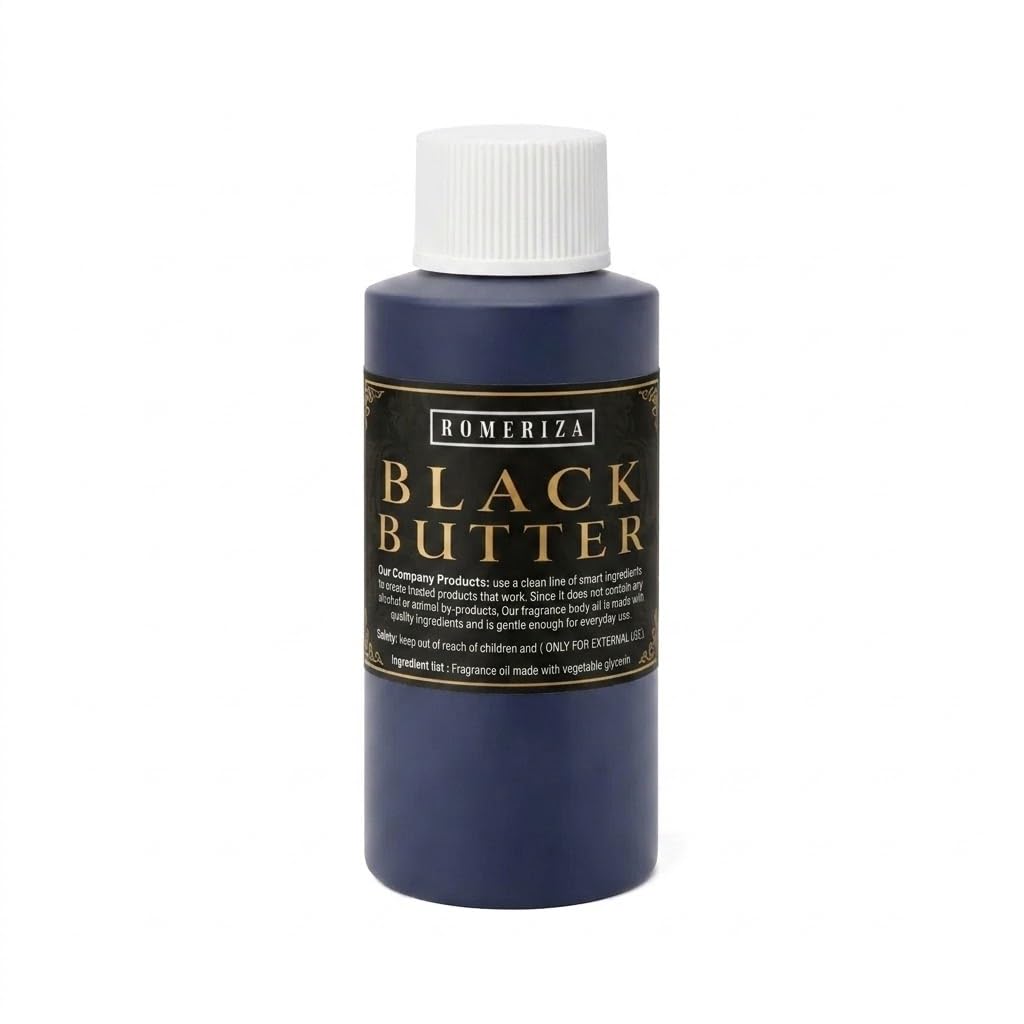 Onisavings Perfume Black Butter Body Oil Scented Fragrance - Black Butter Oil Fragrance for Men and Women - Body Long Lasting Perfume - Scented Body