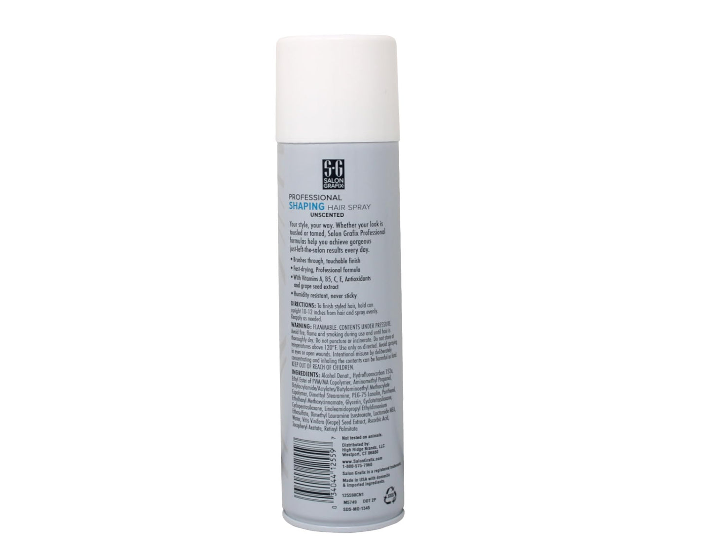 Salon Grafix Professional Shaping Hair Spray, Super Hold Unscented, 10 oz (Pack of 4)