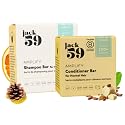 All Natural Shampoo and Conditioner Set for Normal Hair with Soothing Scent, Bar Shampoo and Conditioner Set to Increase Hair Volume, Boost Shine