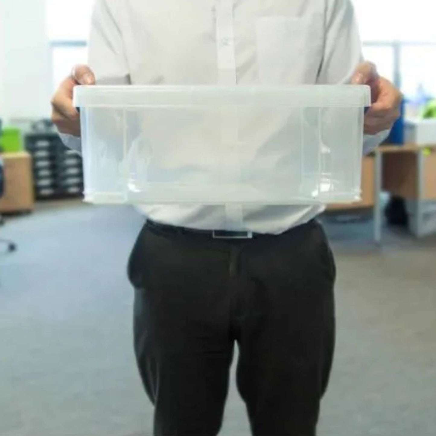 Really Useful Storage Box 9 Litre Pack of 2 - Color: Clear