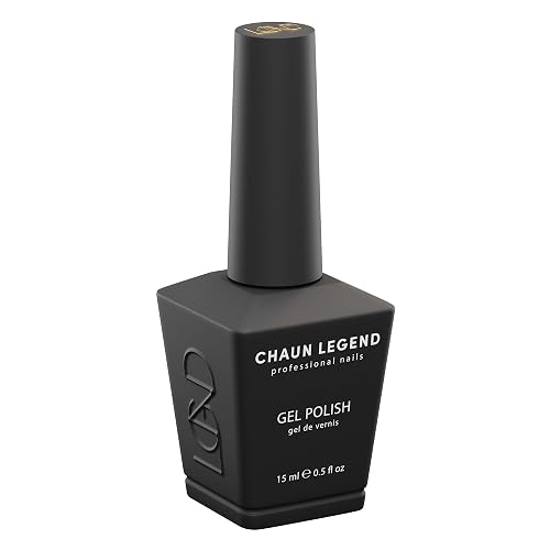 Chaun Legend UV Gel Nail Polish, 0.5 Ounce Long Lasting Salon Quality, Bubble Free Professional Manicures, Quick Dry, High Shine, Black Diamond LG5080 Beauty & Personal Care Chaun Legend Professional Nails