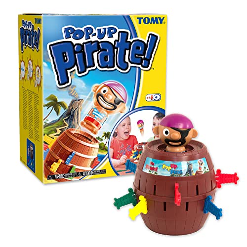 TOMY Pop Up Pirate Board Game - Interactive Kids and Toddler Activities for Family Game Night - Girls and Boys Toys - 2-4 Players - Ages 4 Years and…