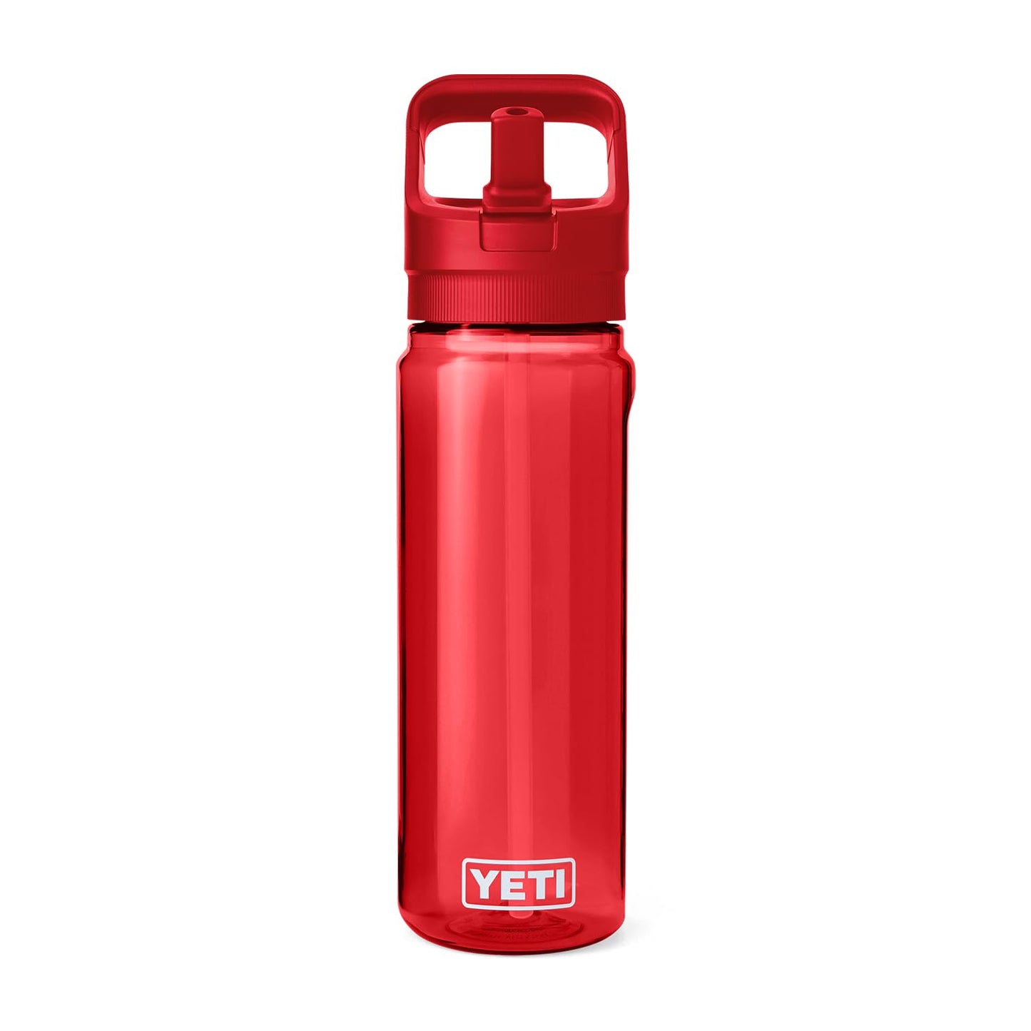 YETI Yonder 750 ml/25 oz Water Bottle with Yonder Straw Cap, Rescue Red
