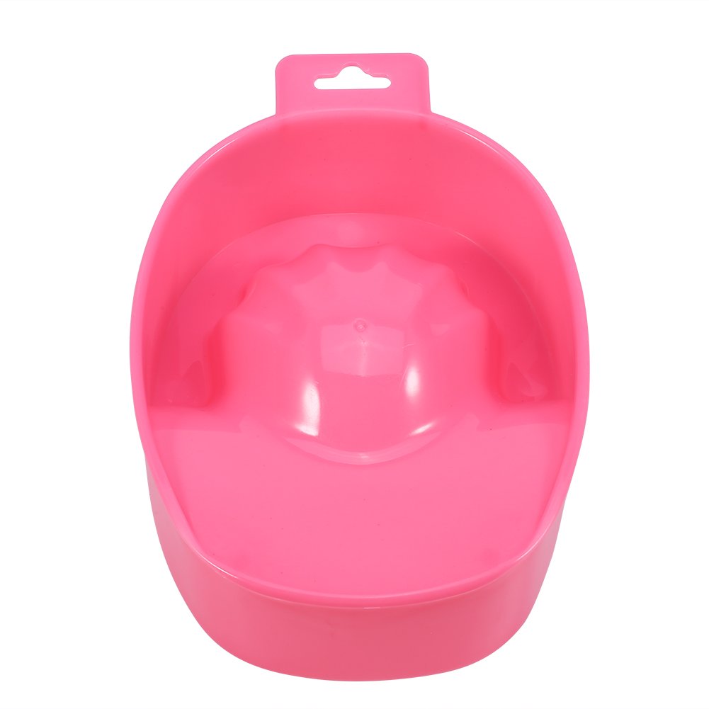 Hand Soaking Bowl, Asixx Nail Art Tips Hand Wash Soak Bowl Tray Polish Treatment Remover Manicure Spa Tool for Removing False Nails and Cuticle(Pink) Beauty & Personal Care Asixx