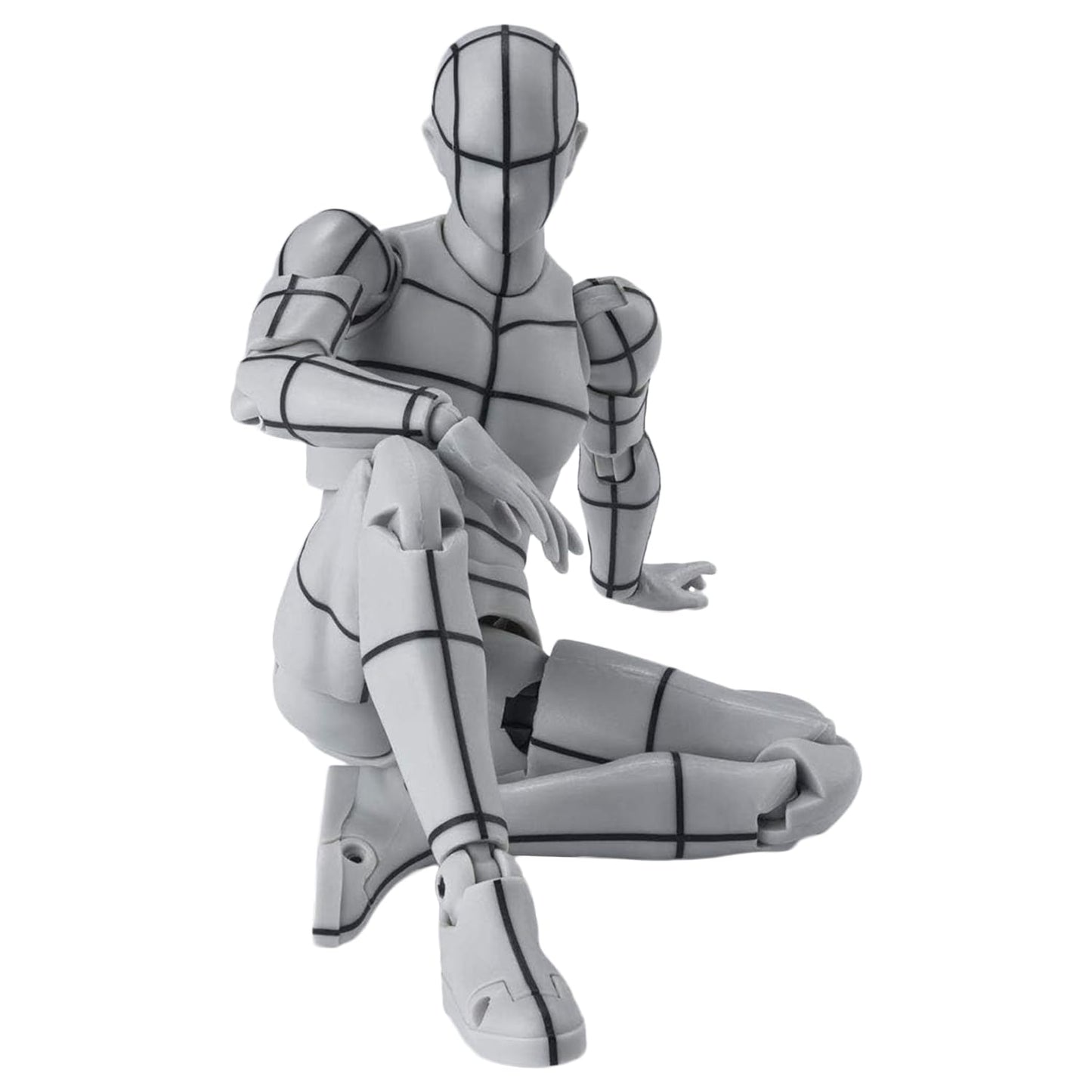 Kosik SHF Figuarts Body Kun -Wireframe- Sports Edition Figure (Gray Color Ver.) (Wireframe)