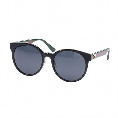 Gucci Grey Round Ladies Sunglasses GG0416SK 002 55