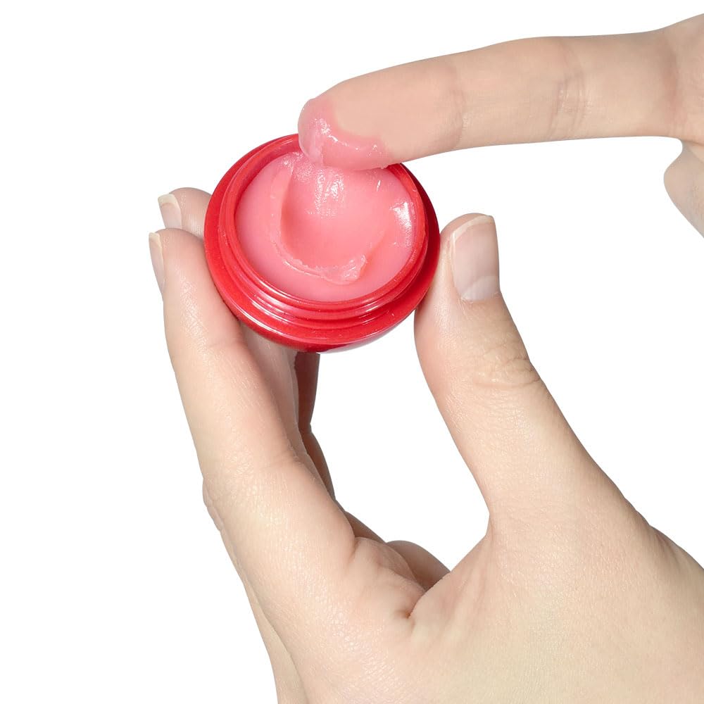 PRETTYSKIN Moisturizing Korean Vegan Lip Balm 0.31oz. (9g) Smooth, Soft Texture, Hydrating, Natural Shine, Glossy (Cherry) Beauty and Personal Care PRETTYSKIN