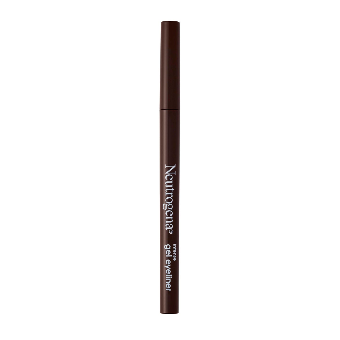 Neutrogena Intense Gel Eyeliner, Eye Makeup with Antioxidant Vitamin E, Bold Precision Eyeliner, Smudge- and Water-Resistant, Dark Brown, 0.004 oz