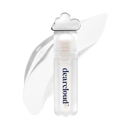 dearcloud Jelly Wave Lush Lip Oil - Clear Lip Gloss and Lip Gloss for Women - Korean skincare essential - Lip Oil for Women with Collagen - Diamond