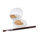 Sheer Cover Studio - Conceal and Brighten Highlight Trio - Two-Toned Concealers - Shimmering Highlighter - Medium/Tan Shade - With FREE Concealer