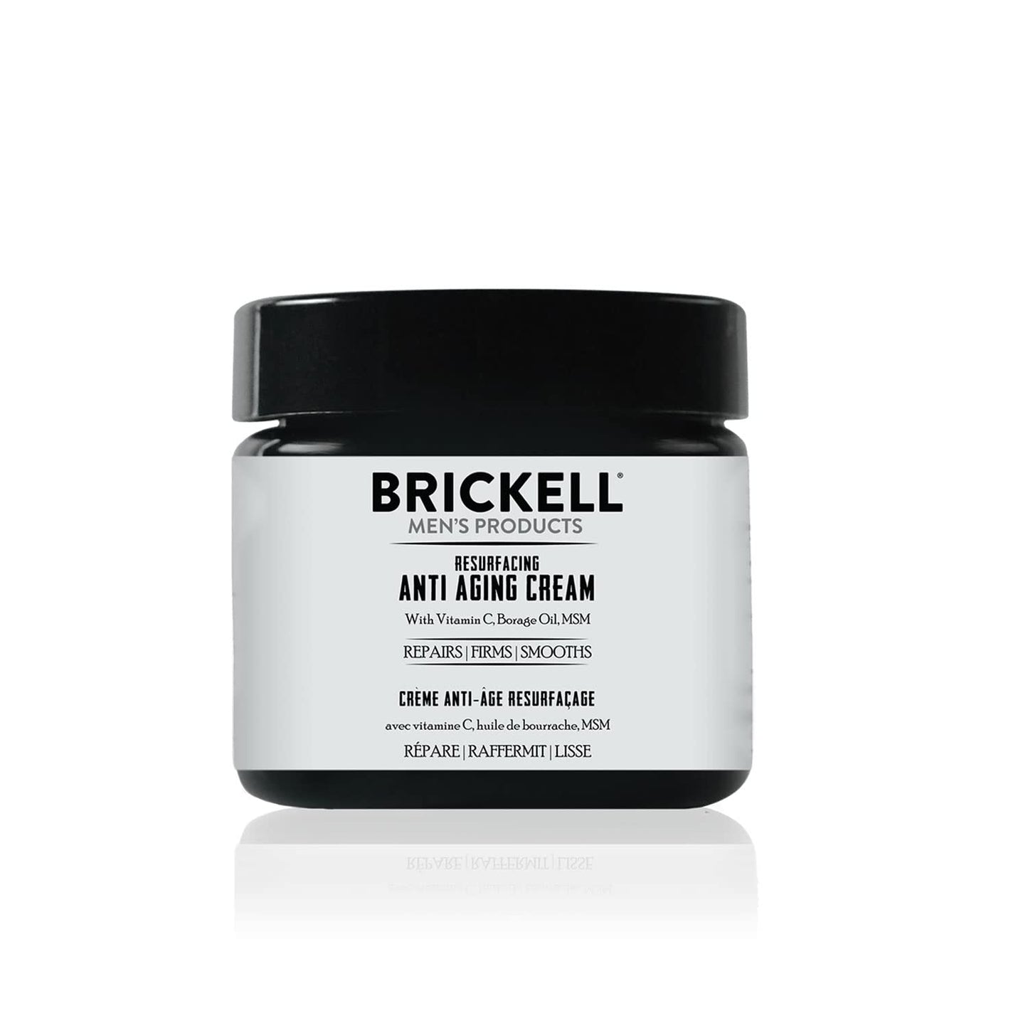 Brickell Men's Products Resurfacing Anti-Aging Face Cream For Men, Natural and Organic Face Moisturizer, Vitamin C Cream For Wrinkles, 2 Ounce