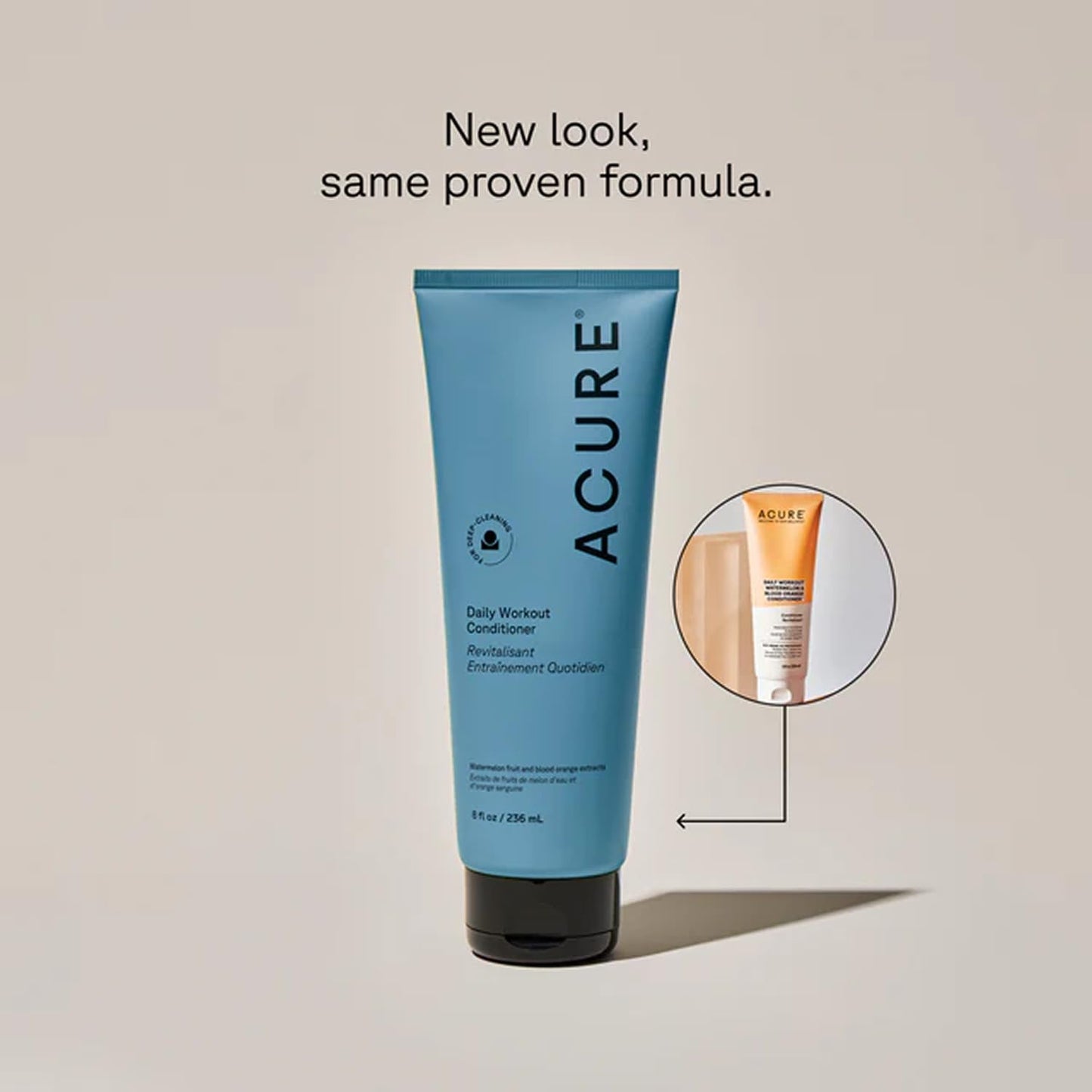Acure Daily Workout Watermelon Conditioner - Lightweight Hydrating & Moisturizing Conditioner for Women & Men w/ Oily, Damaged Hair, Deep Moisture