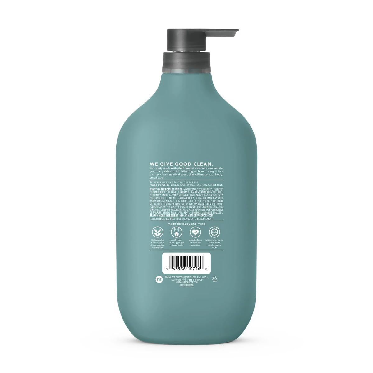 Method Men's Body Wash - Sea + Surf - 28 fl oz Beauty & Personal Care Method