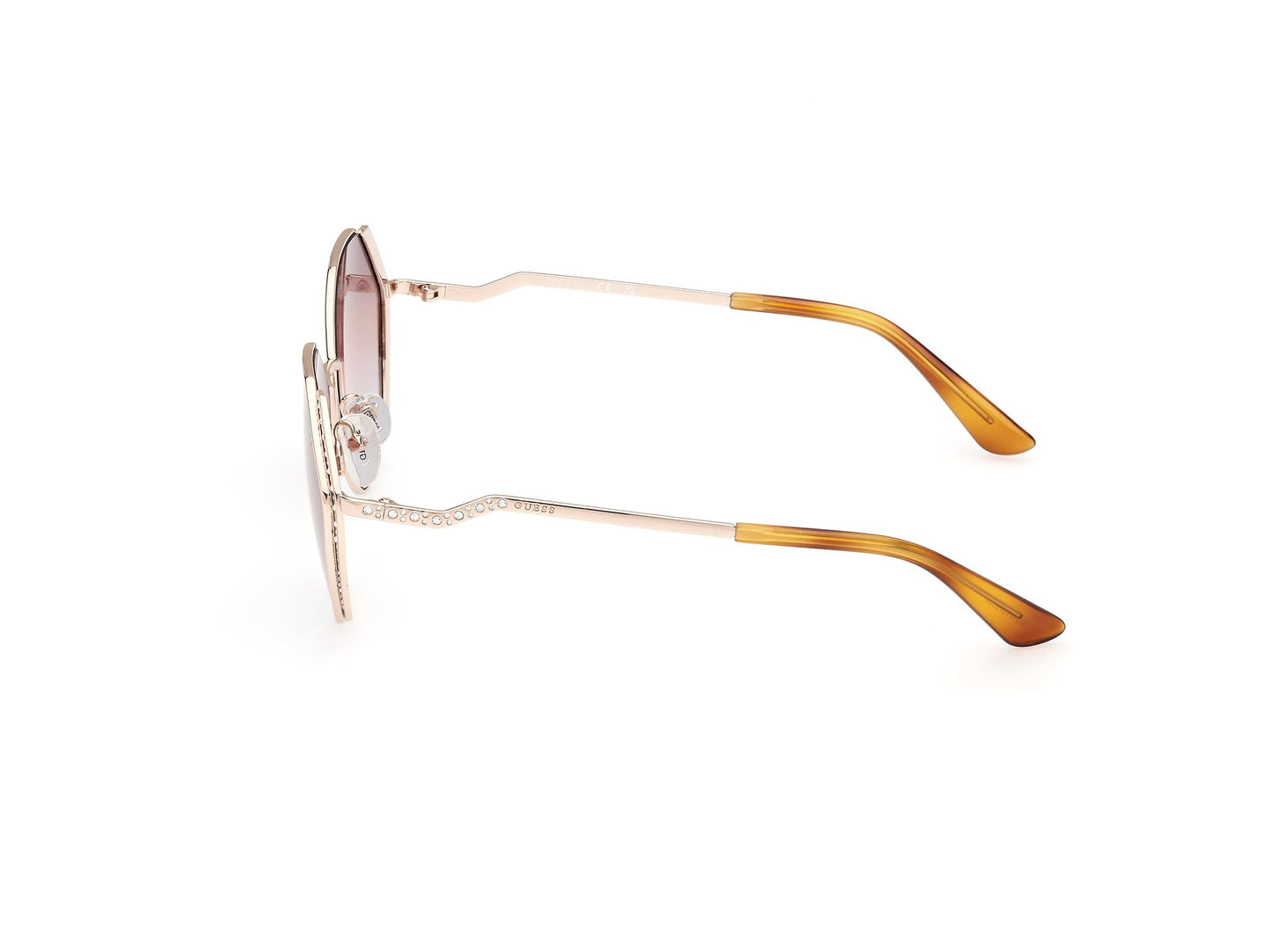 GUESS Geometric Stone Sunglasses