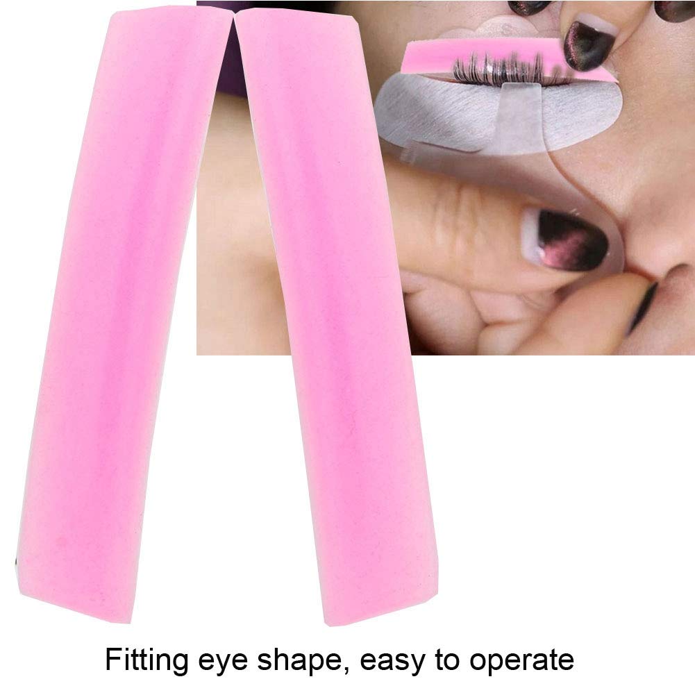 Salmue 6 Pairs Silicone Eyelash Curlers, Eyelash Perming Pads Eyelash Curling Lifting Patches Lasting Perfect Eyelash Lifting