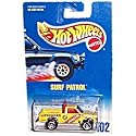 Hot Wheels - Surf Patrol Truck replica - Collector #102 - Vintage 1991 Copyright/Issue - 1:64 Scale - Razor Wheels - Standard Card