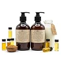 Wild Hermit Wellness Temple & Earth Fenugreek Shampoo and Conditioner Set, Hair Strengthening, Scalp Soothing, 10 oz Each, 2 Count
