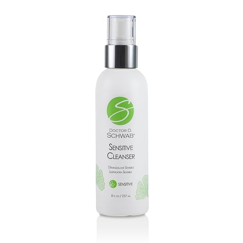 Doctor D. Schwab Sensitive Cleanser - 8 fl oz (237 ml) - Soap-Free Milk Cleanser with Aloe & Eucalyptus for Sensitive and Reactive Skin